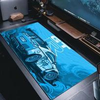 Hot Sell Sports Car Mouse Pad XXL Gaming Accessories Office Gamer Keyboard Desk Mat Non-Slip Laptop Large HD Anime GTR Mousepad 30cmx60cm blue