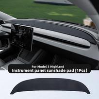 For Tesla Model Y Juniper Suede Leather Dashmat Model 3 Highland Car Dashboard Cover Pad Dash Mat SunShade Carpet Accessories