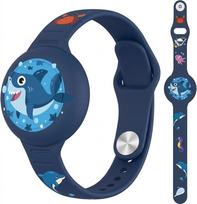 Waterproof Protective Band for Apple AirTag 2/1, Blue