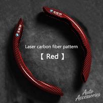 Carbon Fiber Car Steering Wheel Cover Breathable Anti Slip Accessory For BMW M Power M1 M2 M3 M5 X1 X3 X5 X6 E39 E36 E60 E90 F34