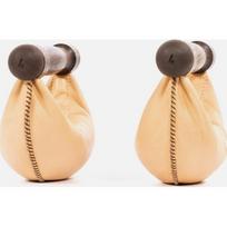 SwingBells riešutmedžio hanteliai, natūralios spalvos, rinkinys - 6 kg