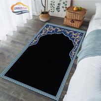 Religinis kilimas Turkiškas maldos kilimas Ramadano kilimas Malda moteriai Suasmeninti maldos kilimėlis Musulmonų kilimas Islamo kilimas religinis tikėjimas 40cm x 60cm gray