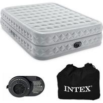 Didelis dvivietis pripučiamas čiužinys 203x152x51 cm su integruota elektrine pompa INTEX 64490