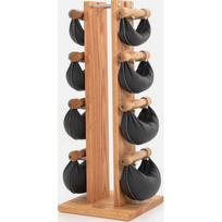 Ąžuolinis girių stovas Swing Tower - Taip - Svoriai - 87 x 15 x 15, Bodenplatte: 34 x 34 - 48 - Jėga, pusiausvyra - Ja - 2