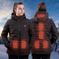 Moteriška šildoma striukė W-TEC HEATborg Lady - Juoda