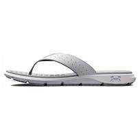 Under Armour Ignite Pro Sandal White Halo Grey Men Sneakers 3026026-100 41 gray