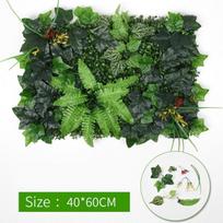 1 vnt. dirbtinių gyvatvorių plokštės 40 * 60 cm Greenery Ivy Privatumo tvora Apsauginė siena Fono dekoras Namų sodo lauko sienų apdaila