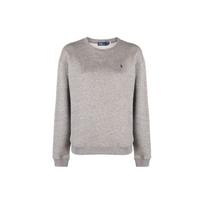 Polo Ralph Lauren Ss23 Logo Print Crewneck Sweatshirt Women sweatshirt Gray 211891557-004 L gray