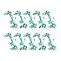 10Pcs Replacement Part Green Keypad Conductive Film For Sony Playstation 4 PS4 Controller white