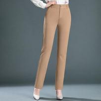 Office Lady Solid Slim Pencil Suits Pants Spring Autumn New Korean Fashion All-match Women High Waist Casual Straight Trousers 33 kupranugaris