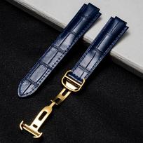Originalios odos laikrodžio apyrankė Cartier Blue Balloon Cartier Wsbb0025 Pakeltas kraštas Vyriškos/Moteriškos dirželiai 14*8mm 18*11mm 20*12mm 14-8mm&have logo gray