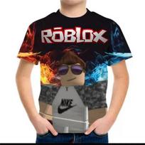 Vaikų vasarinis Roblox marškinėliai Madingi vaikų marškinėliai Kvėpuojantys laisvalaikio drabužiai su žaidimų spaudiniu Trumpomis rankovėmis Vaikų drabužiai 140 black