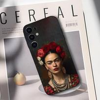 Meno Kūrinys Frida Kahlo Telefono Dėklas Samsung S25,S24,S21,S22,S23,S30,Ultra,S20,Plus,Minkšto Silikono Juodas Dangtelis Samsung S25