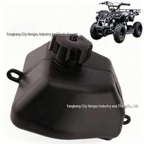 Mini Car ATV 49cc Fuel Tank - Small Bull Oil Can for Beach and Four-Wheel Vehicles Small Bull Fuel Tank gray