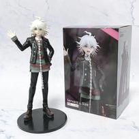 Anime 20cm Danganronpa Nagito Komaeda figūrėlė PVC veiksmo figūrėlė modelis žaislai figūrėlės kolekcija lėlė dovana Trigger Happy Havoc žaislas black