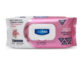 Drėgnos lelijų servetėlės paviršiams Deep Fresh, 100 vnt.