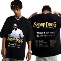 Hot Sale Rapper Snoop Dogg Graphic T Shirt Unisexs Hip Hop Fashion Style Funny T Shirts Summer Unisex Oversized Tshirt Streetwear L brown