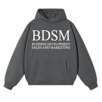 BDSM Business Development Sales and Marketing Hoodie Men Women Fashion Sweatshirt Fleece S gray