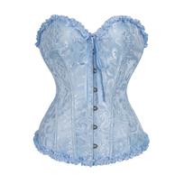 Elegantiškas be petnešėlių klostuotas nėrinių korseto viršus lieknėjimui ir figūros formavimui XS Waist 60-65CM gray