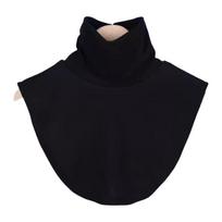 Aksominis pamušalas Kaklo mova Šalikas Labai elastingas Nuimamas Apatinis golfo kaklas Moterims Vyrams Black High Neck gray
