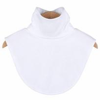 Aksominis pamušalas Kaklo mova Šalikas Labai elastingas Nuimamas Apatinis golfo kaklas Moterims Vyrams White High Neck white