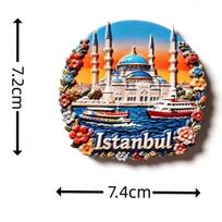 Turkija Stambulas 3D šaldytuvo magnetukai Lipdukai Turizmo suvenyras Šaldytuvo magnetukai Lipdukas Namų virtuvės dekoras
