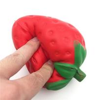 14cm Super Jumbo Braškių Squishy Lėtai Kylančio Antistreso Žaislas Suaugusiųjų žaislai streso malšinimo žaislas streso kamuoliukai jutimo žaislas red