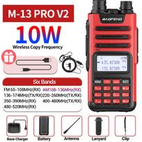 BaoFeng M-13 Pro UV-13 PRO V2 Walkie Talkie Multi Band 999 Channels AM Type-C Long Range FM UV-5R Transceiver Ham Two Way Radio EURO
