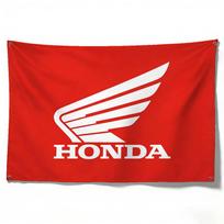 Motociklo ir automobilio logotipas HONDA vėliavai 120g Šlifuotas poliesteris Sublimacinis spausdinimas Patvari kabinama vėliava Namų dekoravimui Renginiui (as the picture,50x70cm)
