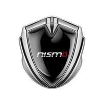 3D Metalinis Lipdukas Automobilio Kėbulo Bagažinės Durų Langų Dekoravimo Lipdukas Automobilio Aksesuarai Nissan Qashqai J11 Tiida Juke X-Trail Nismo gray
