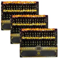Good Soil Fresh Korean Red Ginseng Honey, Sugar-fed Honey, Candied Fruit, Gold Wrapping Cloth, VIP Gift Set, Total 3 Packs 2.1kg, 3 Sets