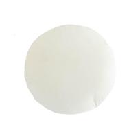 Apvalus olandiško aksomo užvalkalas pagalvei: Patogus, paprastas namų ir biuro sofos čiužinys Diameter 45cm white