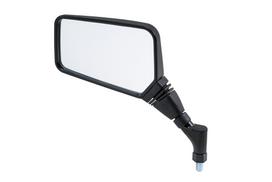 Tanax NA-015L Motorcycle Mirror, Napoleon Cross 2 Mirror EX, Left Side Use, 1 Piece Screw diameter 10mm white