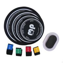 10 12 14 16 Inch Drum Mute Pads, Practice Pad And Cymbal Mutes for Home Use with 4 Cymbal Mutes white