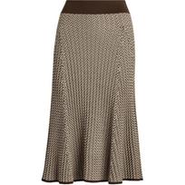 Polo Ralph Lauren Herringbone Merinos Vilnos Megzta Ilga Sijonas Moteriški Sijonai 211764697-001 M beige