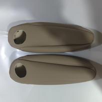 Lexus RX300/RX350 04-07 Car Seat Leather Armrest Cover Gray (1 Pair) black