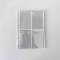 A5 Binder Pocards Collect Book Postcard Holder 10Pcs Sleeves Journal Agenda Planner School Stationery Premium Durable A5 gray