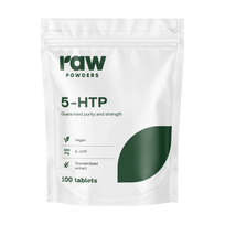 RAW POWDERS 5-HTP, 100 tablečių