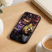 Five Nights at Freddy's  Phone Case For iPhone17,16,15,14,13,12 Plus,Max Soft Silicone Black Cover iPhone17air