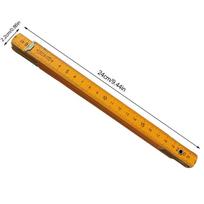Wooden Folding Ruler 1 Meter Wood Measuring Ruler For Carpenters Metric precise Ruler Measuring Stick Wood Drawing Tools