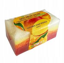 Naturalne mydło mango z gąbką 55g - odświeżające i wygodne w użyciu
