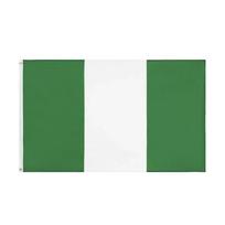 90x150cm Nigeria Flag Nga Ng Nigeria National Flag Printed Polyester Hanging Banner For Decoration 60 x 90cm white