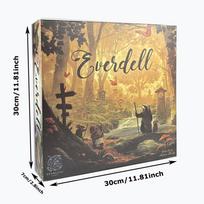 Everdell Stalo Žaidimas Fantazijos Miškas Strateginis Žaidimas Kortų Kolekcionavimas & Darbininkų Statymas Šeimos vakarėlio žaidimas 1-4 žaidėjams