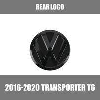 For VW For Volkswagen VW  Transporter T6 2020 2019 2018 2017 2016 3D ABS Car Hood Front Bonnet Grill Rear Trunk Emblem Logo Ba 16-20 Transporter T6 black