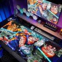 Naujas pelės kilimėlis Kompiuterio biuro klaviatūros kilimėlis Goku Anime Žaidimų Greičio pelės Drakono kamuolio Guminis Animacinis Minkštas Studentų Rašymo Pagalvėlės 30cmx80cm(11.8x31.5inch)