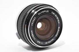 [NAUDOTAS] Olympus OM System G.Zuiko Auto-W 28mm f/3.5 plataus kampo MF objektyvas, beveik kaip naujas, iš JAPONIJOS