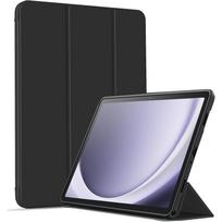 For Samsung Galaxy Tab A11 A9 8.7'' SM-X110 SM-X115 Tri-fold Start Case Protective Cover Flip Magnetic Stand PU Leather Tab A9 8.7 gray