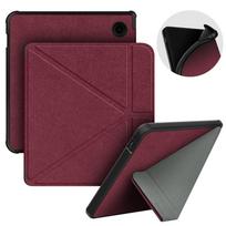 7 inch E-Reader Case Acrylic Auto Wake/Sleep Smart Cover Wear Resistant Shockproof Protective Shell for KOBO Libra Color/2 black