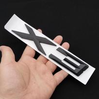 3D ABS Logotipas X3 Emblema Raidės Ženklelis Automobilio Galinės Bagažinės Lipdukas BMW X3 F25 E83 G01 G45 Xdrive 20d 30d 20i 28i 30i 35i Priedai matinė juoda spalva