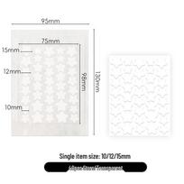 Hydrocolloid Pimple Patch with Micro-Needles for Day & Night Use - Invisible Spot Treatment and Pus Absorber. white